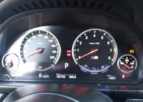 2013 BMW M5 from USA, damaged, VIN WBSFV9C56DC773687